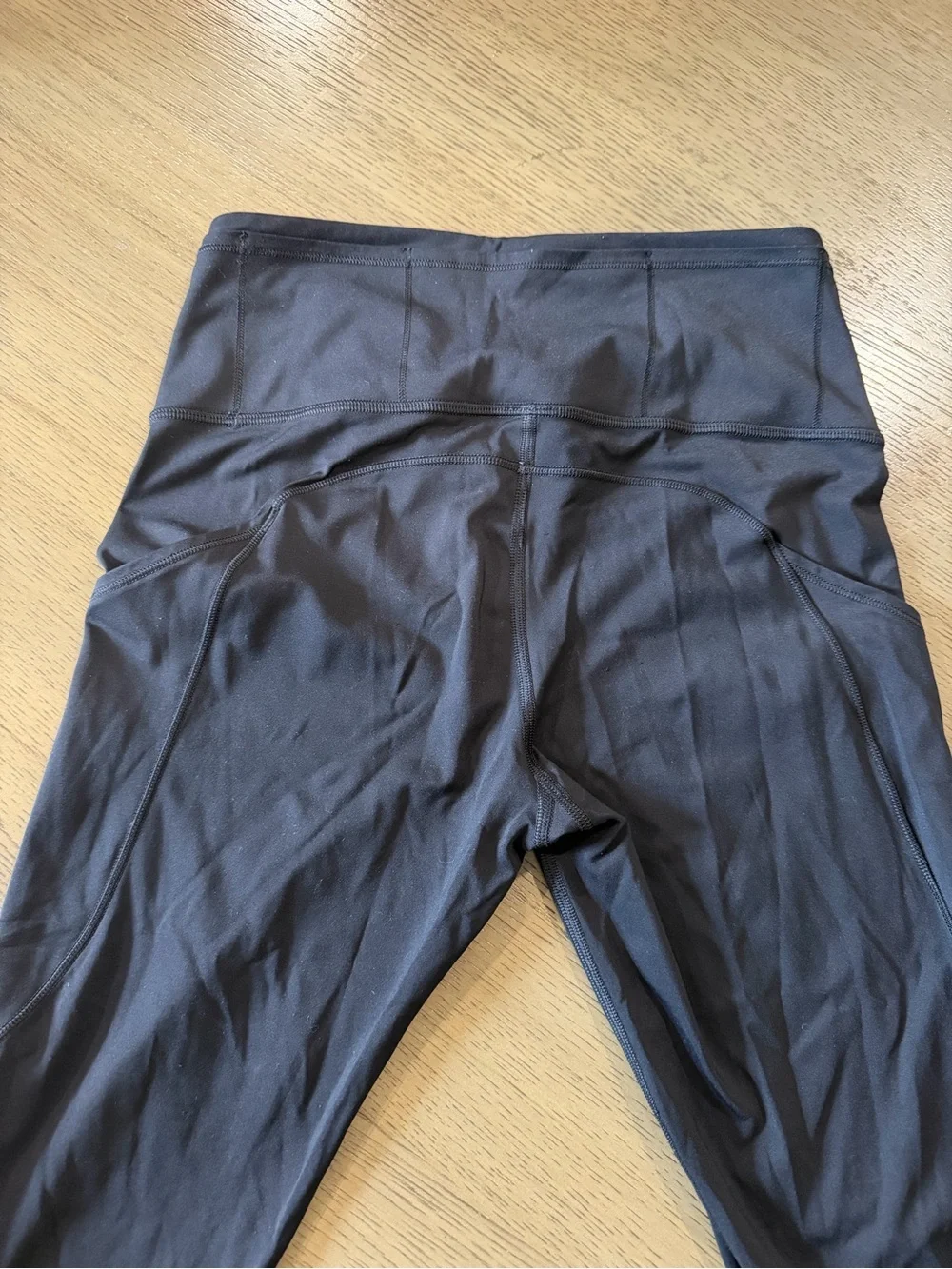 lululemon athletica Black High-Rise Leggings with Side Pockets
